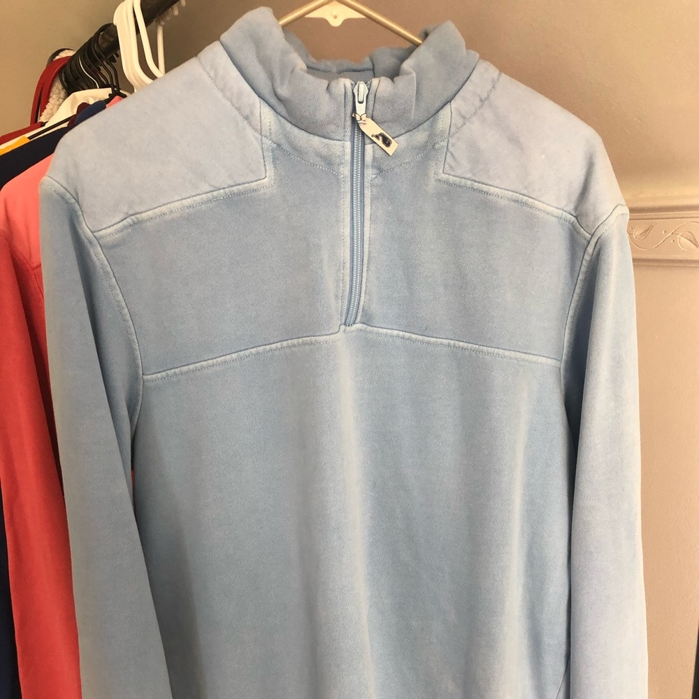 Vineyard Vines Shep Shirt/Quarter Zip Blue